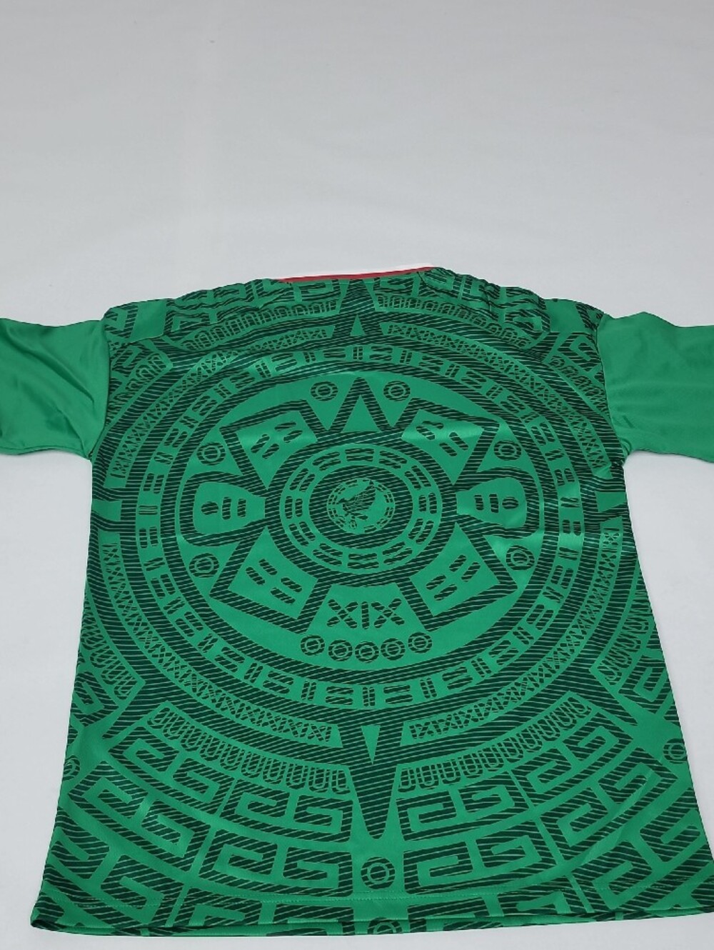 Mexico Green Aztec Print Soccer Jersey - Picture 2 of 3